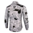 Chemise pour homme à imprimé F509 2