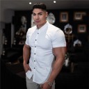 Chemise pour homme à manches courtes F440 3