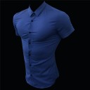 Chemise pour homme à manches courtes F440 5