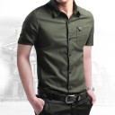 Chemise pour homme à manches courtes F451 1