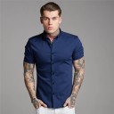 Chemise pour homme à manches courtes F467 5