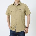 Chemise pour homme à manches courtes F555 4