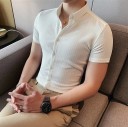 Chemise pour homme à manches courtes F591 2