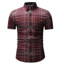 Chemise pour homme à manches courtes F697 8