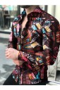 Chemise pour homme à motif F435 7