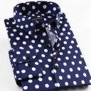 Chemise pour homme à pois F777 6