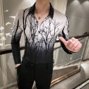 Chemise pour homme avec des arbres 3