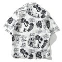 Chemise pour homme avec des crânes A3084 1
