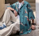 Chemise pour homme avec des oiseaux A3088 2