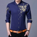 Chemise pour homme avec des roses A3086 5