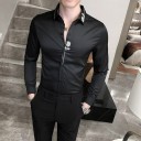 Chemise pour homme avec des roses F853 2