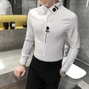 Chemise pour homme avec des roses F853 1