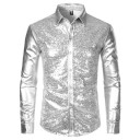Chemise pour homme avec paillettes F662 9