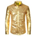 Chemise pour homme avec paillettes F662 8