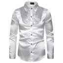 Chemise pour homme avec paillettes F746 6
