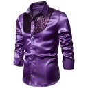 Chemise pour homme avec paillettes F746 9