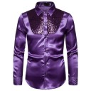 Chemise pour homme avec paillettes F746 2
