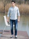Chemise pour homme - Bleu clair 1