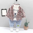 Chemise, t-shirt et pantalon pour garçon L1727 5