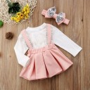 Chemisier et jupe pour filles L1362 2