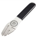 Chiave per freni a disco per biciclette 185mm Strumento correttivo in acciaio per appiattire il disco con manico in gomma Biciclette da strada e mountain bike 1