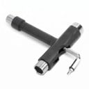 Chiave per skateboard a forma di T Strumento multifunzionale con chiave a brugola e chiavi a bussola Per dadi delle ruote, kingpin e viti 3