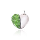 Chiavetta USB a forma di cuore con strass 2
