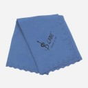 Chiffon de nettoyage 34 x 34 cm pour saxophone clarinette trompette flûte piccolo hautbois Tissu en coton à haute absorption Accessoire universel pour instruments 2