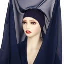 Chiffon hijab med magnetisk spænde let flydende tørklæde til dækning af hår velegnet til daglig brug for kvinder 3
