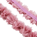 Chiffon Kantenstof 1 m Lichte chiffon decoratieve kant voor het naaien van kledingdecoraties bruiloftdecoraties 5