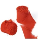 Chiffon lint gerafeld 4 cm x 5 m Trouwlint voor cadeaus Vintage decoraties Handgemaakt fijn stoffen lint Creatieve knutselwerkjes 17