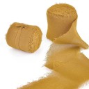 Chiffonband ausgefranst 4cm x 5m Hochzeitsband für Geschenke Vintage Dekorationen Handgefertigtes feines Stoffband Kreatives Basteln 28