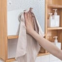 Chiffons de nettoyage en microfibre 3 pcs Taille environ 40 x 30 cm Pour miroirs et verres Pour la cuisine et la salle de bain Chiffons avec bord 2
