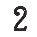 Chiffre décorative en fer 3