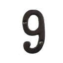 Chiffre décorative en fer 10