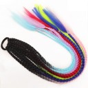 Chignons synthétiques sur élastique 58 cm 115