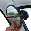 Child Car Mirror 14.5 cm 360° Rotatable Interior Rear View Mirror with Suction Cup for Windscreen and Dashboard Auxiliary Mirror 2