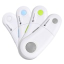Child Safety Lock for Cupboards Lock with Button to Connect Two Doors Self-Adhesive Mounting Plastic ABS 9.3 x 3.5 x 1.5 cm 8