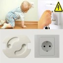 Child Safety Socket Cover with Rotating Lock 1 Piece Protection Against Electric Shock and Dust 3