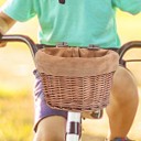 Children's Bicycle Basket with Lining 3