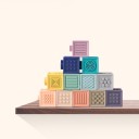 Children's Building Blocks 12 pcs 2