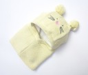 Children's Cat Shaped Hat with Neck Warmer J1852 3