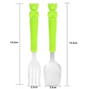 Children's Colourful Cutlery - 2 Pieces 7