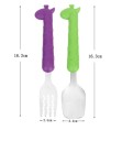 Children's Colourful Cutlery - 2 Pieces 11
