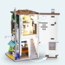 Children's Construction Set of a Two-Storey Japanese Steamed Dumpling Shop, 1108 Pieces, Detailed Interior, LED USB Lighting 3