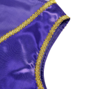 Children's Costume of an Arabian Prince Golden Denim Vest for Boys Open Vest with Gold Trim Cosplay Party and Halloween Costume Made of Polyester 11