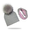 Children's Cotton Hat and Neck Warmer Set 7