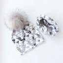 Children's Cotton Hat and Neck Warmer Set 9