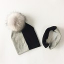 Children's Cotton Hat and Neck Warmer Set 16