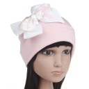 Children's Cotton Hat with Bow A497 4
